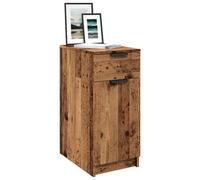 Berkfield Desk Cabinet Old Wood 33X50X75 Cm Engineered Wood