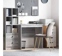 Berkfield Desk Grey Sonoma 80X50X76 Cm Engineered Wood