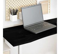 Berkfield Desk Top Dark Brown 140X50X2.5 Cm Solid Wood Oak Rectangular