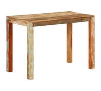 Berkfield Dining Table 110X55X76 Cm Solid Wood Reclaimed
