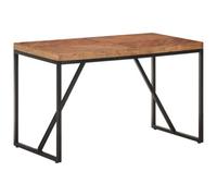 Berkfield Dining Table 120X60X76 Cm Solid Acacia And Mango Wood