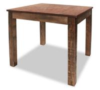 Berkfield Dining Table Solid Reclaimed Wood 82X80X76 Cm