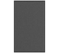 Berkfield Doormat Stripe Black And Grey 90X150 Cm
