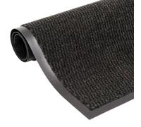 Berkfield Doormat Tufted 60X150 Cm Black