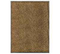 Berkfield Doormat Washable Brown 90X120 Cm