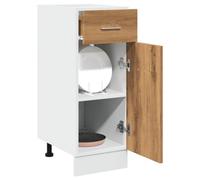 Berkfield Drawer Bottom Cabinet Artisan Oak 30X46X81.5 Cm Engineered Wood
