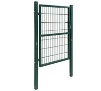 Berkfield Durable 2D Fence Gate (Single) Green 106 X 230 Cm