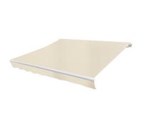 Berkfield Durable Awning Top Sunshade Canvas Cream 4X3M (Frame Not Included)