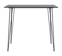 Berkfield Durable Bar Table Black 120X60X105 Cm