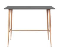 Berkfield Durable Bar Table Black 120X60X105 Cm