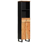 Berkfield Durable Bathroom Cabinet 38X33X160 Cm Solid Wood Acacia