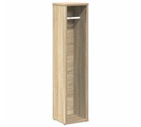 Berkfield Durable Bathroom Cabinet With Roll Holder Sonoma Oak 20.5X20X90 Cm