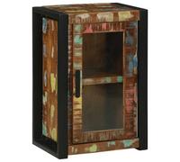 Berkfield Durable Bathroom Wall Cabinet Multicolour 40X30X60 Cm Solid Wood Reclaimed