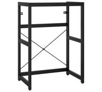 Berkfield Durable Bathroom Washbasin Frame Black 59X38X83 Cm Iron