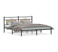 Berkfield Durable Bed Frame Without Mattress Sonoma Oak 183X203 Cm Engineered Wood