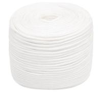 Berkfield Durable Boat Rope Full White 10 mm 25 M Polypropylene