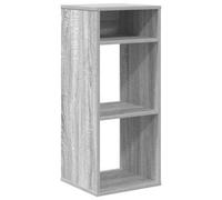 Berkfield Durable Book Cabinet Grey Sonoma 34X31X80 Cm Engineered Wood