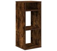 Berkfield Durable Book Cabinet Smoked Oak 34X31X80 Cm Engineered Wood