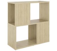 Berkfield Durable Book Cabinet Sonoma Oak 60X24X63 Cm Engineered Wood