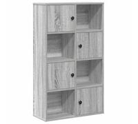 Berkfield Durable Bookcase Grey Sonoma 60X24X101.5 Cm Engineered Wood