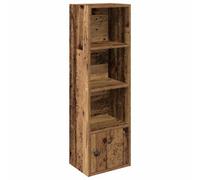 Berkfield Durable Bookcase Old Wood 31X24X102 Cm Engineered Wood