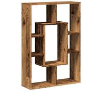 Berkfield Durable Bookcase Old Wood 63X20X90 Cm Engineered Wood