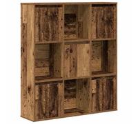 Berkfield Durable Bookcase Old Wood 89X24X101.5 Cm Engineered Wood