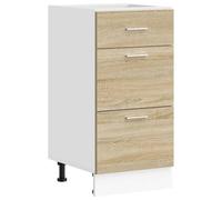 Berkfield Durable Bottom Cabinet Lyon Sonoma Oak 40X46X81.5 Cm Engineered Wood