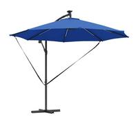 Berkfield Durable Cantilever Banana Parasol Azure Blue 294 X 294 X 248 Cm