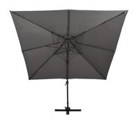 Berkfield Durable Cantilever Umbrella With Double Top 300X300 Cm Anthracite