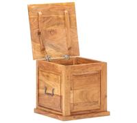 Berkfield Durable Chest 40X40X40 Cm Solid Acacia Wood