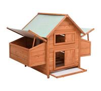 Berkfield Durable Chicken Coop 152X96X110 Cm Solid Firwood