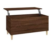 Berkfield Durable Coffee Table Brown Oak 90X44.5X45 Cm Engineered Wood