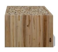 Berkfield Durable Coffee Table Genuine Teak 50X50X35 Cm