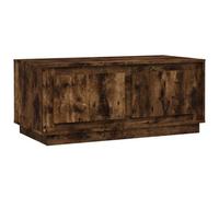 Berkfield Durable Coffee Table Smoked Oak 102X50X44 Cm Engineered Wood