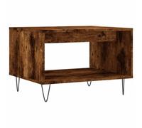 Berkfield Durable Coffee Table Smoked Oak 60X50X40 Cm Engineered Wood