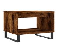 Berkfield Durable Coffee Table Smoked Oak 60X50X40 Cm Engineered Wood