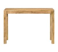 Berkfield Durable Console Table 110X35X76 Cm Rough Mango Wood