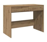 Berkfield Durable Desk Artisan Oak 101X50X76.5 Cm Engineered Wood