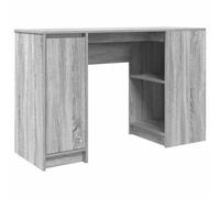 Berkfield Durable Desk Grey Sonoma 120X42X76 Cm Engineered Wood