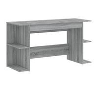 Berkfield Durable Desk Grey Sonoma 140X50X75 Cm Engineered Wood