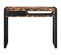 Berkfield Durable Desk Multicolour 100X50X75 Cm Solid Wood Reclaimed