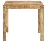 Berkfield Durable Dining Table Solid Mango Wood 82X80X76 Cm