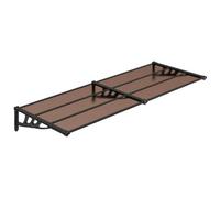 Berkfield Durable Door Canopy Black 239X90 Cm Polycarbonate
