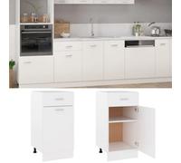 Berkfield Durable Drawer Bottom Cabinet White 40X46X81.5 Cm Engineered Wood