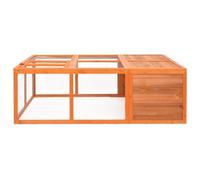 Berkfield Durable Garden Animal Cage 150X100X50 Cm Solid Firwood