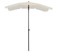 Berkfield Durable Garden Parasol With Pole 200X130 Cm Sand