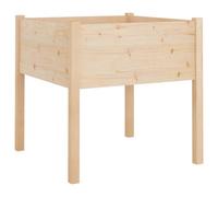 Berkfield Durable Garden Planter 70X70X70 Cm Solid Pinewood