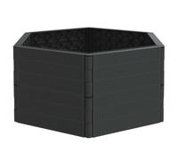 Berkfield Durable Garden Planter Anthracite Pp