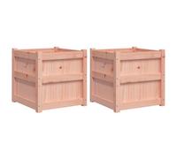 Berkfield Durable Garden Planters 2 Pcs Solid Wood Douglas